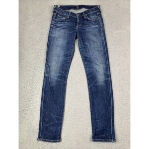 Citizens of Humanity Jeans Womens 26‎ Ariell Mid Rise Slim Blue C Of H